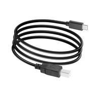 YACSEJAO Cable MIDI USB C a USB B MIDI de 3 pies - Compatible con piano digital Yamaha Casio, controlador MIDI, controlador DJ, impresora y escáner