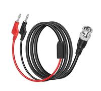 YACSEJAO Cables de medición BNC de 4 mm apilable 4.2FT/1.3M - Enchufe de plátano Osciloscopio Sonda de prueba de doble apilamiento