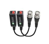 YACSEJAO Video Balun HD-CVI TVI AHD Conector pasivo BNC Video Balun Transceptor Cable para 1080P 720P CCTV Seguridad DVR Sistema de cámara de vigilancia-1 par