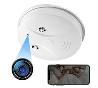 Yadayuki Mini Cámara Oculta 2.4G/5G WiFi, Camara Espias Detector de Humo HD 1080P, Grabadora de Vigilancia Inalámbrica con IR Visión Nocturna Detección de Movimiento