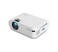 YADECL P62 Mini proyector 4000 lúmenes, 1920 * 1080P compatible con LED Video Beamer para teléfono móvil espejo Android opcional (Color: Argento)