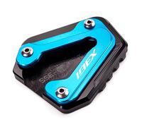 YADFUNMO Placa de pie de motocicleta adecuada para CFMOTO IBEX 450 450MT 2025 2026 accesorio CNC rodamiento de extensión soporte lateral MT450 IBEX450, azul cielo