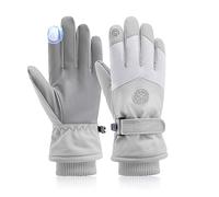 Yadiraom Guantes de esquí para mujer, impermeables, guantes de invierno para mujer, guantes cálidos de invierno, guantes térmicos, resistentes al viento, guantes deportivos para snowboard, esquí