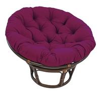 Yadlan Redonda De Silla Colgante, CojíN De Silla De Columpio Al Aire Libre, For Double Padded Seat Cushion For Rattan Swwing Wicker Egg Chair Hammock Pad Mat Purple 150cm