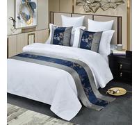 YADLCR Camino de Cama Bed Runner Bufanda Protector Slipcover Moderno Suave Comfort Bed Runners & Bufandas Cama Decorativo para Hotel Guesthouse Home Resorts(1,Cushion Cover*1 (50 * 50cm))