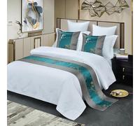 YADLCR Camino de Cama Bed Runner Bufanda Protector Slipcover Moderno Suave Comfort Bed Runners & Bufandas Cama Decorativo para Hotel Guesthouse Home Resorts(3,50x210cm (for 1.5m Bed))