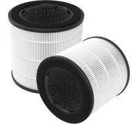 YADOBIG 2 Piezas Filtro de Repuesto Compatible con Purificadores de Aire Levoit Core 300, 300S, 300-P, P350, 3 en 1 con Filtro HEPA H13, Filtro de Carbón Activado y Prefiltro, Repuesto Core 300-RF