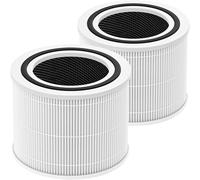 YADOBIG 2 Piezas Filtro de Repuesto Compatible con Purificadores de Aire Levoit Core 300, 300S, 300-P, P350, 3 en 1 con Filtro HEPA H13, Filtro de Carbón Activado y Prefiltro, Repuesto Core 300-RF