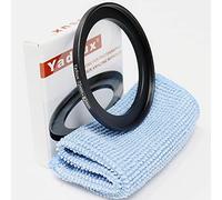 Yadsux Anillo adaptador de lente de paso para filtros de lentes de cámara, filtros de metal, accesorio de lente de filtro, paño de limpieza con lente (72 mm a 82 mm)