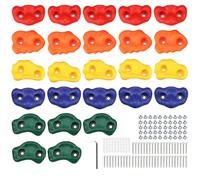 Yaegoo Climbing Holds for Kids and Adults, Rock Climbing Holds - Mounting Hardware Included - Climbing Rocks for DIY Rock Climbing Wall (25 PCS)