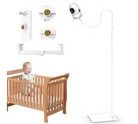 Yaekea Soporte de Suelo para Monitor de bebé, Compatible con Hello Baby HB6550/HB65/HB6560/HB6340/HB6339/cámara con Rosca de 1/4"/Infant Optics DXR-8 Pro/DXR-8, Altura Ajustable