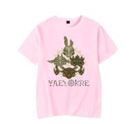 Yaelokre Merch The Lark Prólogo Camiseta de manga corta para hombre y mujer, ropa de verano unisex, rosa, S