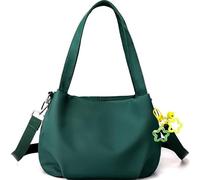 Yaepoip Body Light and Versatile Casual Bag - Nylon Waterproof Shoulder Fashionable Cross body Bag with Multi-Pockets (Green)