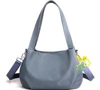 Yaepoip Body Light and Versatile Casual Bag - Nylon Waterproof Shoulder Fashionable Cross body Bag with Multi-Pockets (Blue)