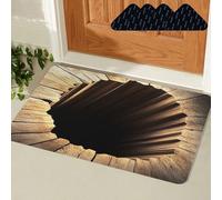 Yaepoip Optical Illusion Rug, 3D Rugs Optical Illusion, Rugs That Look Like A Hole with Secure Non-Slip, Funny 3D Carpet To Prank (D,23.6 * 35.4in)