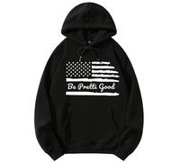 Yaepoip Sudadera Be Pretty Good, Sudadera con Capucha Be Good and Pretty, Sudadera We Are All Pretty Good (Black,XL)