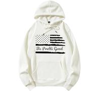 Yaepoip Sudadera Be Pretty Good, Sudadera con Capucha Be Good and Pretty, Sudadera We Are All Pretty Good (White,XXL)