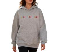 Yaepoip Women's Faith Over Fear Christian Graphic Hoodie - Oversized Cute Pullover Sweatshirt (Gray,3XL)