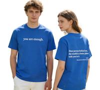 Yaepoip You Are Enough Tshirt Dear Person Behind Me Shirt for Men & Women Mental Health Matters Graphic Casual Top (Royal Blue,XL)