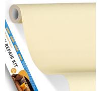 YAFLC Cuero Adhesivo Parches Amarillo beige, 40x80cm ReparacióN De Cuero Parches, Parches de Cuero Adhesivos Polipiel Adhesiva para Sofá, Asiento de Coche, Muebles, Chaquetas