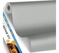 YAFLC Cuero Adhesivo Parches Gris, 40x80cm ReparacióN De Cuero Parches, Parches de Cuero Adhesivos Polipiel Adhesiva para Sofá, Asiento de Coche, Muebles, Chaquetas