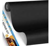 YAFLC Parche de Cuero Adhesivo Negro, 40x80cm, para Reparación de Sofá, Asiento de Coche, Muebles, Chaquetas - Polipiel Adhesiva