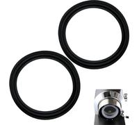 YAFLUG 2 piezas de junta para Delonghi Dedica, junta de silicona para cafeteras Delongh, compatible con Ec680, Ec685, Ec785, Ec885, Ec850, Ec860 (negro, A)