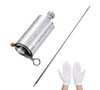 YAFLUG 2 Varitas Mágicas De 115 Cm, Varita Mágica De Metal De Bolsillo, Varita De Bolsillo, Varita Extensible Portátil Para Magos, Accesorios De Escenario, Accesorios De Magia