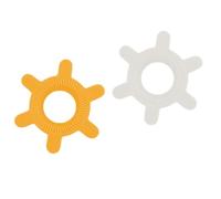 YAFULG 2 Piezas Abre Botes Tarros, Abrelatas Profesional Manual, Abridor De Tarros, Botellas Multifunción, Para Ancianos Y Manos Débiles Y Sufridores De Artritis (29.6Mm, Blanco, Naranja, B)