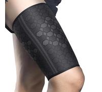 Yagaspantery 2 Pezzi Manga de Compresión de Muslo,Musleras Compresion Hombre Mujer,Muslera Elásticas Deportiva,Para Recuperación Esguince,Transpirable y Antideslizante(L,45-53cm)