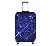 yagDAA Funda protectora de equipaje con estampado de corazón de estrella fugaz, para maletas de 18 a 32 pulgadas, White, L