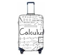 yagDAA Math G unda protectora para maleta, diseño de cálculo geek, para maletas de 18 a 32 pulgadas, White, S