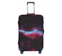 yagDAA Universe Galaxy Print - Funda protectora para maleta, funda protectora de equipaje de viaje, para maletas de 18 a 32 pulgadas, White, S