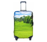 yagDAA Vancouver - Funda protectora de equipaje con estampado de campo de golf, para maletas de 18 a 32 pulgadas, White, XL