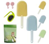Yagerod Celerypets Cat Tongue Comb, Cat Tongue Brush, Cat Tongue Licking Hair Comb, Simulated Cat Tongue Comb, Soft Massage Tongue Brush For Shedding (B+C)