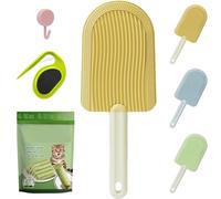 Yagerod Celerypets Cat Tongue Comb, Cat Tongue Brush, Cat Tongue Licking Hair Comb, Simulated Cat Tongue Comb, Soft Massage Tongue Brush For Shedding (Yellow-C)