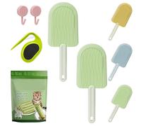 Yagerod Celerypets Cat Tongue Comb, Cat Tongue Brush, Cat Tongue Licking Hair Comb, Simulated Cat Tongue Comb, Soft Massage Tongue Brush For Shedding (A*2)
