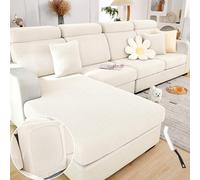 Yagerod Sofa Hero Covers For Couch, Soothing Home Sofa Covers, 2024 New Sofa Hero Covers, Pet Couch Covers For Sectional Sofa, Magic Sofa Covers For Sectional Slipcovers (Seat Cover-L,White)