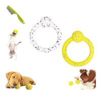 Yagerod The Mellow Dog Calming Ball, Calming Balls For Dogs, 2024 Latest Dog Balls For Aggressive Chewers, Dog Balls For Aggressive Chewers, Mellow Dog Emotional Support Ball (Yellow-C+White-C)