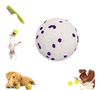 Yagerod The Mellow Dog Calming Ball, Calming Balls For Dogs, 2024 Latest Dog Balls For Aggressive Chewers, Dog Balls For Aggressive Chewers, Mellow Dog Emotional Support Ball (White-A)
