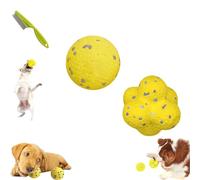Yagerod The Mellow Dog Calming Ball, Calming Balls For Dogs, 2024 Latest Dog Balls For Aggressive Chewers, Dog Balls For Aggressive Chewers, Mellow Dog Emotional Support Ball (Yellow-A+B)