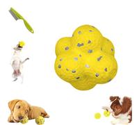 Yagerod The Mellow Dog Calming Ball, Calming Balls For Dogs, 2024 Latest Dog Balls For Aggressive Chewers, Dog Balls For Aggressive Chewers, Mellow Dog Emotional Support Ball (Yellow-B)