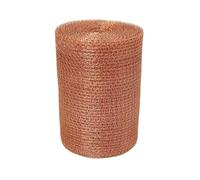 YAGJIA Red de cobre de 12,7 cm x 10 m, valla de caracol de cobre, cinta de cobre contra caracoles, 100% trenzado de cobre puro, rollo de rejilla de cobre para construir agujeros, protección de plantas