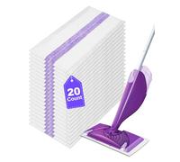 YagoDago 20 almohadillas de repuesto compatibles con mopa Swiffer Wet Jet, almohadillas absorbentes desechables para suelos de madera dura