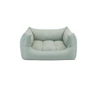 YAGU Cama para Perros y Gatos T-2 62x50x20cm de 3 a 8 kg - Puntito Verde | Cama confortable para perros de 3 a 8 kg. Proporciona gran descanso, materiales suaves y alta durabilidad.