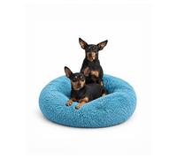 YAGU Cama Redonda Antiestrés Perro Donut T-1 52x52x13cm hasta 3 Kg-Turquesa | Cama para perros y gatos hasta 3 Kg. Ultrasuave, acolchada y antiestrés para un descanso cómodo y reparador