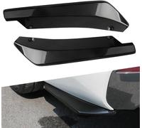 yahabb 2Pcs Difusor de Labios de Parachoques Trasero de Coche para Opel Combo/Commodore C/Corsa/Crossland X/Frontera, AleróN de áNgulo Envolvente con 6 Pernos,A-Bright Black