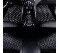 yahabb 4 Piezas Coche Cuero Alfombrillas para Ford C-MAX 2007-2016, Alfombras Delanteras e Traseras Alfombras Esterillas Forro Protección Accesorios,A-Black