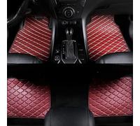 yahabb 4 Piezas Coche Cuero Alfombrillas para Ford C-MAX 2007-2016, Alfombras Delanteras e Traseras Alfombras Esterillas Forro Protección Accesorios,I-Wine Red