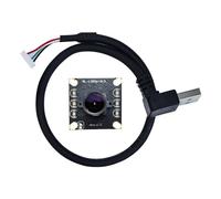 Yahboom 2MP Camera Module Jetson Raspberry Pi 5 4B 3B+ 148°Wide Angle Module Adjustable Focus 1080p USB HD Web CAM for Raspberry Pi/Jetson Orin/Horizon USB Driver-Free 40cm Cable